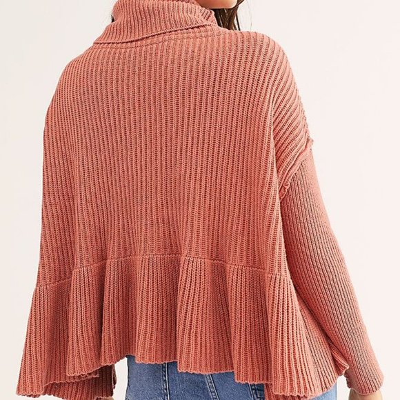 Free People Layer Cake Rose Sweater Size L - Picture 10 of 12